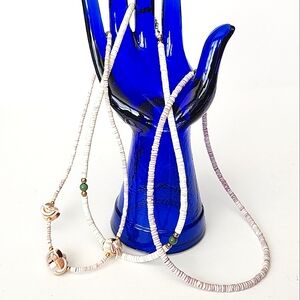 Heishi 3 Piece Vintage Necklace Bundle